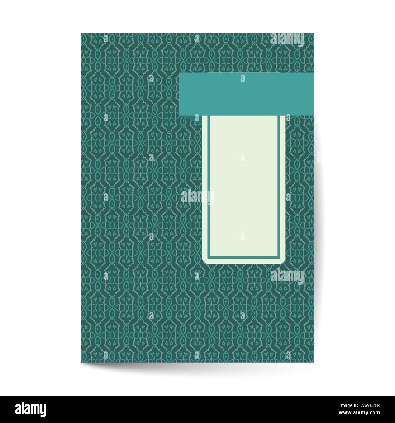 Il minimo di lusso design del coperchio con elemento di modello per il menu scheda di invito, banner prenota vettore di design Illustrazione Vettoriale