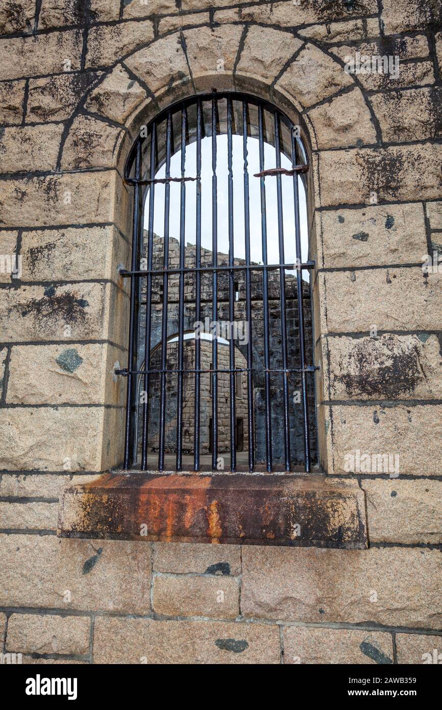 Trial Bay Jail è un ex campo di prigionia e di internamento di opere pubbliche patrimonio-elencati a Cardwell Street, Arakoon, Kempsey Shire, nuovo Galles del Sud, Australia Foto Stock