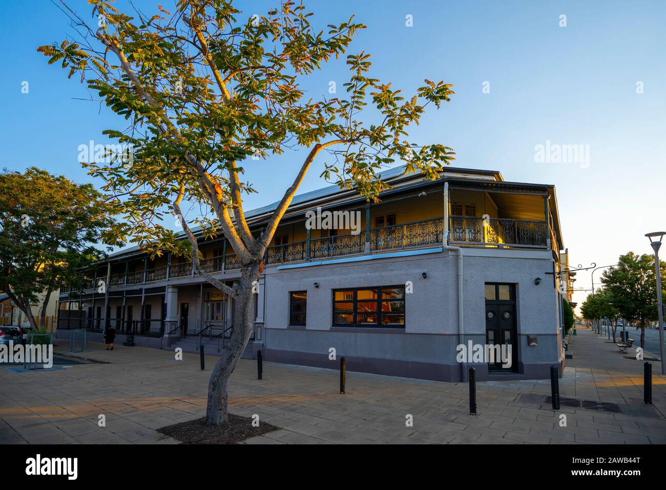 Dogana House Hotel, Portside Heritage Precinct, Maryborough, Queensland Australia Foto Stock