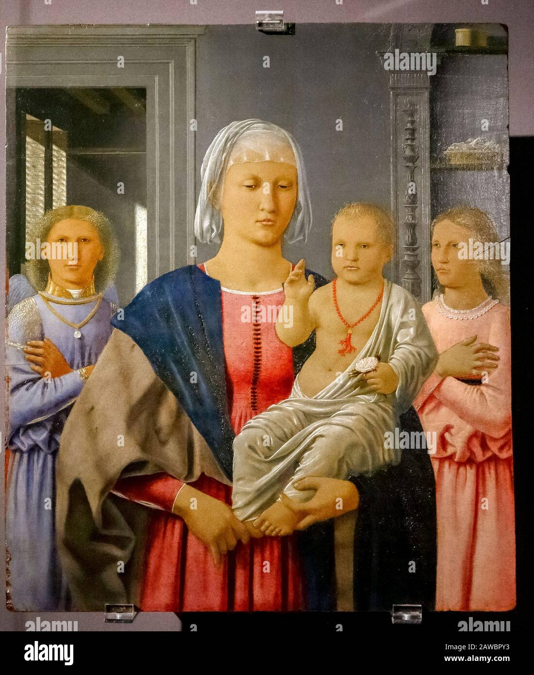 Italia Marche Urbino- Palazzo Ducale - Galleria Nazionale Delle Marche - Madonna Di Senigallia Di Piero Della Francesca Foto Stock
