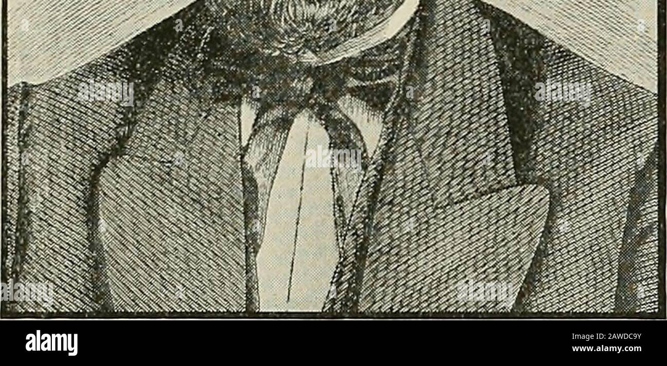 Bay County passato e presente . GIUDICE ALBERT MILLER.. Albert Miller era nativo del Vermont, ed è nato a Hartland, 10 maggio 1810. Per venti anni essere continuato a risiedere in città nativa, e Tben, nel settembre 183 0, iniziato per Topolan, in arrivo a De-troit sulla 22nd di quel mese, quando la thecity conteneva una popolazione di 2.220 abitanti. Hetaught il secondo termine di scuola che era stato insegnato a nord della contea di Oakland e anche insegnato la prima scuola nella SaginawValley nell'inverno del 1834. Comprò la terra dove si trovava Portsmoutheten, pose fuori la città e cominciò a migliorarla. Questo è stato inJu Foto Stock