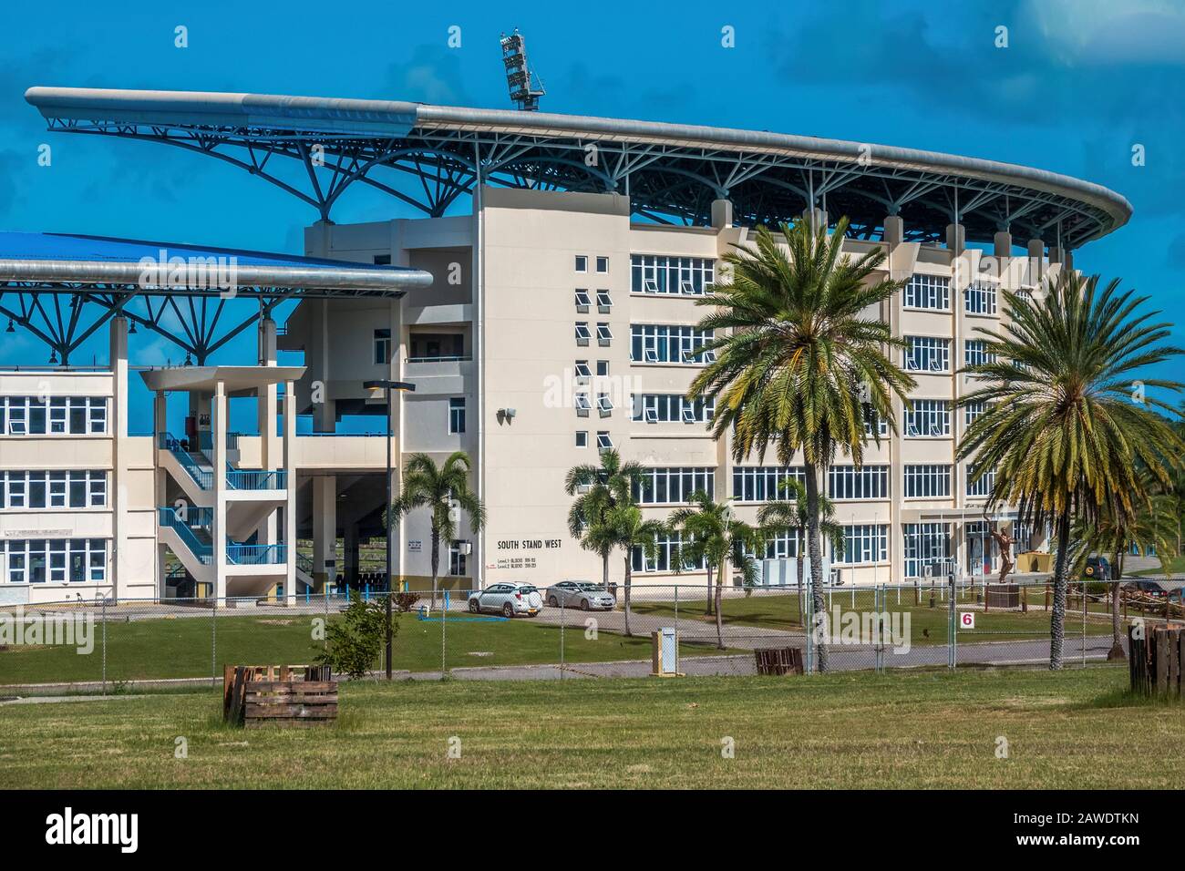 Sir Vivian Richards Cricket Ground, Antigua, Indie Occidentali Foto Stock