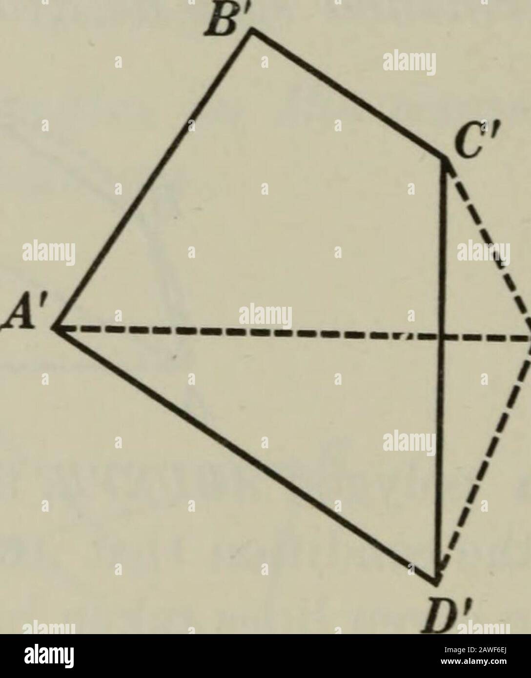 Geometria piana e solida . .....l)e dato poligono ABCD whicli è  circoscritto da a o, andpolygon Ab&d che non può essere circoscritto da a o,  withAB = ab BC=B^C CD= &i), e