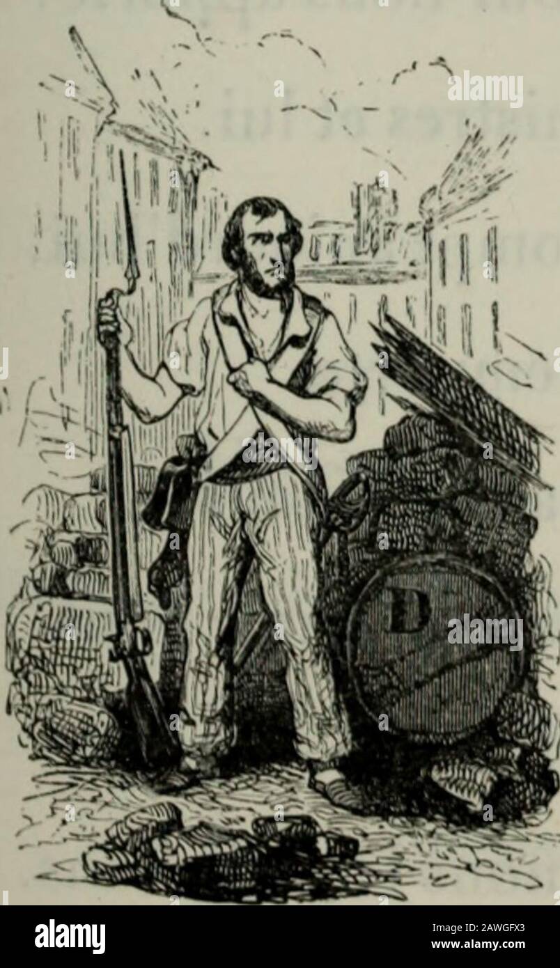 Messéniennes, et Chants populaires . UNE SEMAINE DE PARIS -4:^1^. Aux FRANÇAIS ; EROUT, niines sacres de mesconcitoyens ! Venez ; inspirez-les, ces vers où je vons cliante 002 Vnv. SEMATÏSK OehoMt, inorts immortels, héroïques soutiensDe la li])erté triomphante! Rrnlant, désordonné, sans frein dans son or, Conne nn penple en eonrronx qnnn même eri sonlève, One eet hymne vers vous sélève De votre sang qni fnnie eneor ! Qnels sont fatto les malhenrs qne ce jonr nons ripartizione? Cenx que nons présageaient ses ministeres et lui. Quoi! malgré si sermens! Il les rompt aujourdhui. Le ciel les a Foto Stock