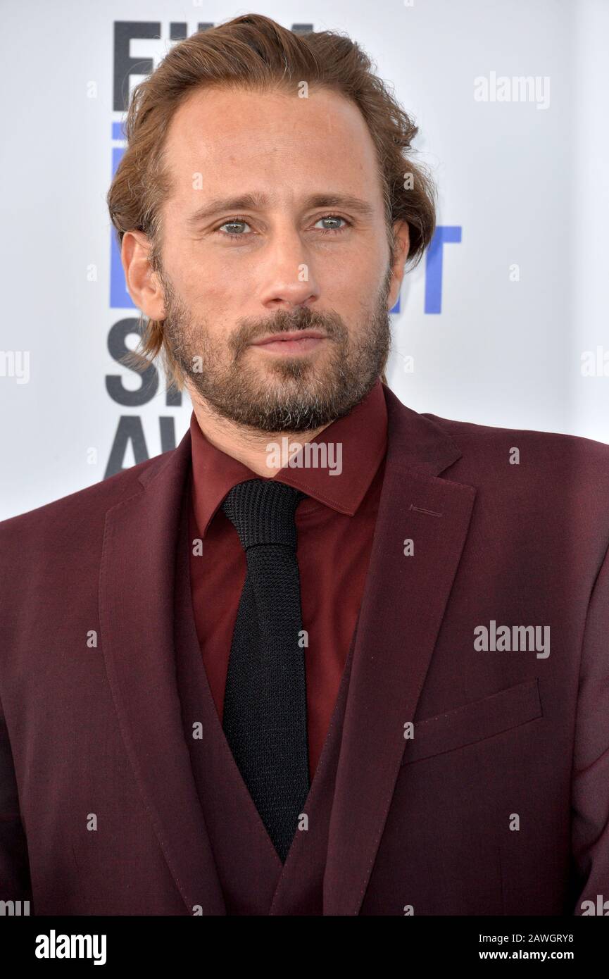 Santa Monica, Stati Uniti. 08th Feb, 2020. Santa MONICA, CA: 08, 2020: Matthias Schoenaerts al 2020 Film Independent Spirit Awards. Picture Credit: Paul Smith/Alamy Live News Foto Stock