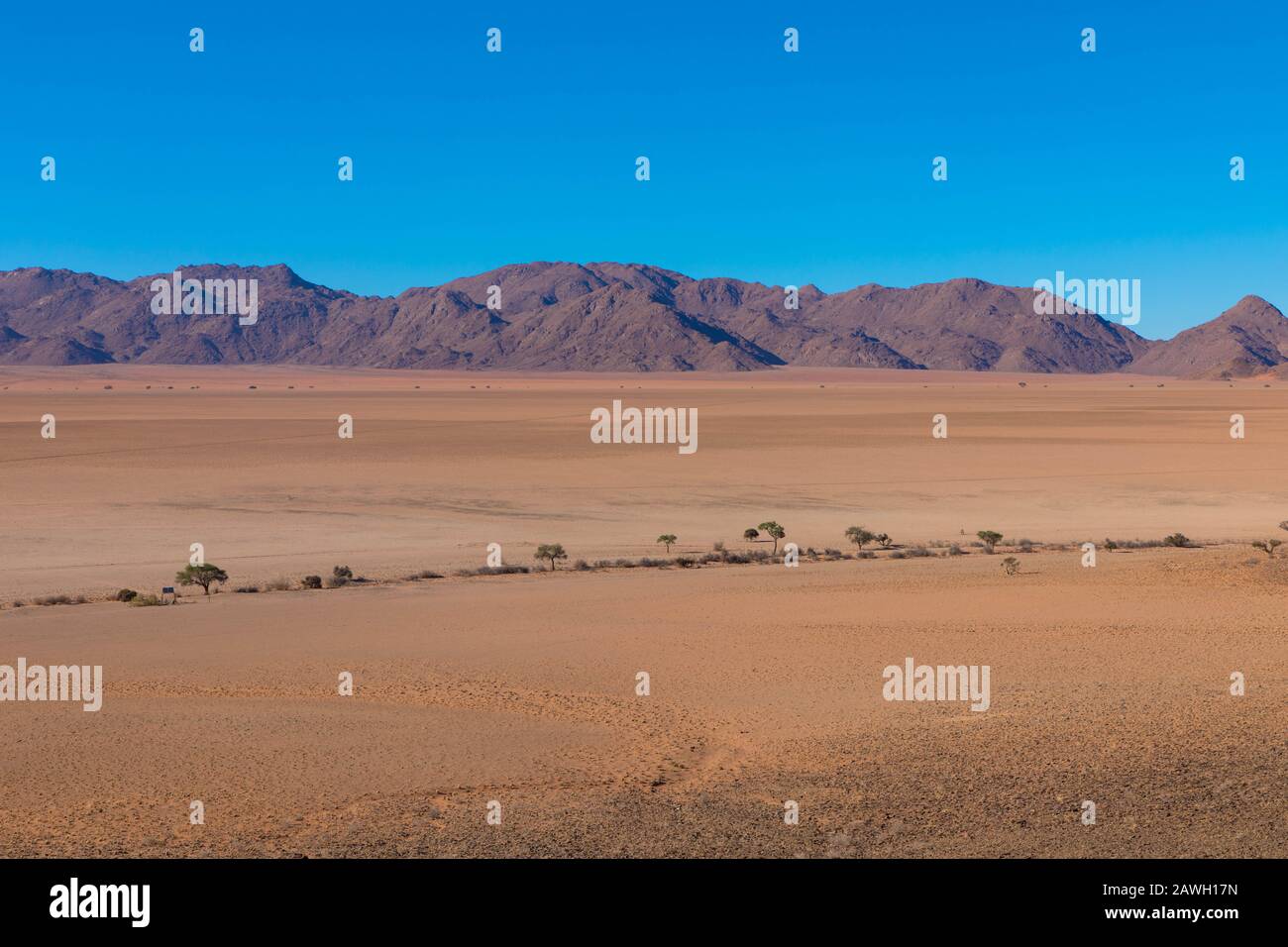 Africa, Namibia, Sunrise, Tiras montagne e il deserto del Namib Foto Stock