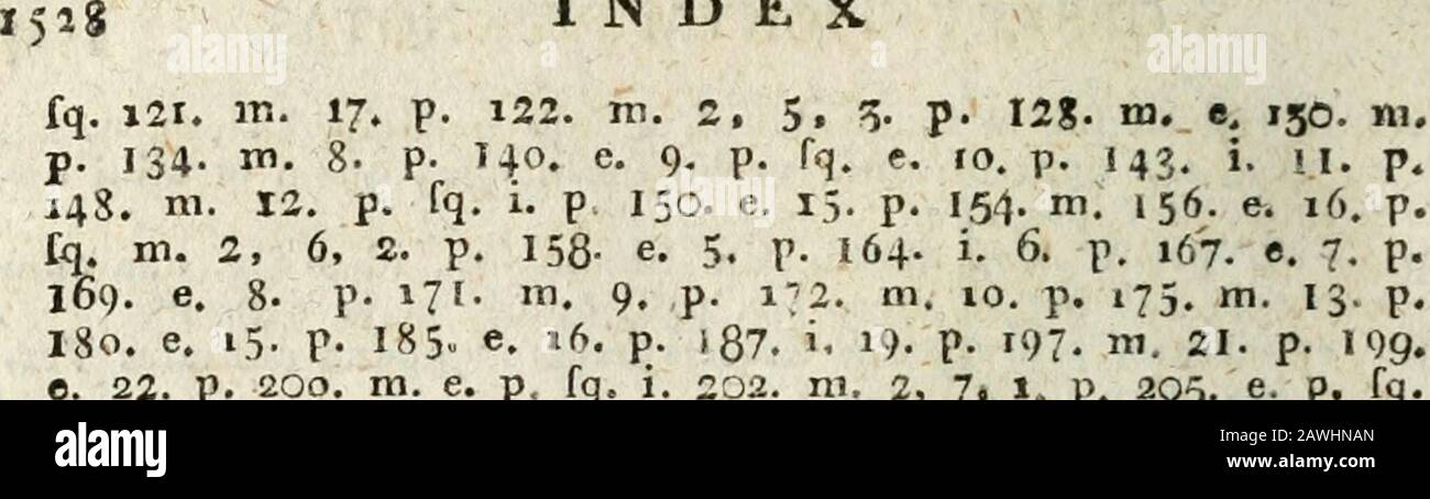 Historiarum libri octo . li. P. 500, m. 12.p. 505. e. 1. 15-, 2. pag. 529. i. II. P. 557. E. 560. ni. 14 pag. 57i.ni. 15. p. 573. m. 17. pag. 58i. e. I, 14, 4. P, S9I. ?. 7. ?. 6o5»e. Aggiungi. , 9. pag. fio8. m, 12. pag. 615, m. 13. pag. 617. e. 17. p, 631. i. 18. p. 653. m. 19. pag. 635. i. ii 15. 2. pag. 63a. e, 5^p. 645. m. e, 7. pag. 649. ?. 8. ? 650. e. 14. ?. 663. ??. i5. ?.666. rr. 16. ?. 6^. ni. 18. ?. 67[. m. 19. ?. 673 m.. ?, I6, 5.?. 6Qi. E. P. fq. E. 8. p. 694. rn. i, 17, 9. p. 717. e. 15, p, 727 m. 19. p. 723, ra, 22. pag. 736. ?. p. 738. e. p. fq. m. 740. ni. 24. p. 744• *^ -. I. i2. Pag. 18. Ni. 23. pag. Foto Stock