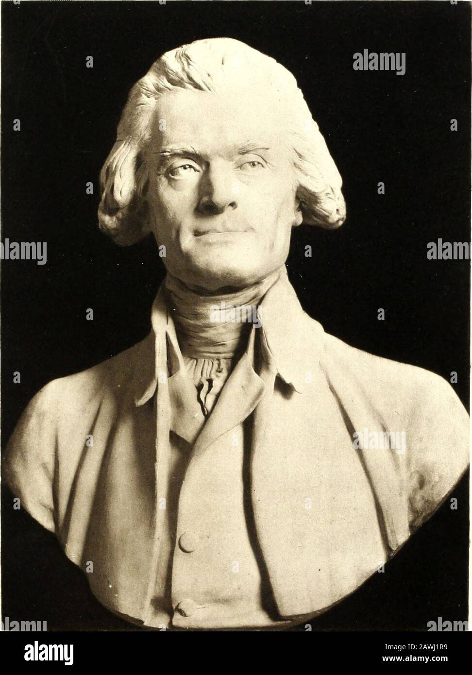 Memorie della vita e opere di Jean Antoine Houdon : lo scultore di Voltaire e di Washington . en lo scultore e Jefferson, l'inviato americano a Parigi, in modo che sarebbe più sorprendente ifHoudon non ci aveva lasciato una rappresentazione dell'autore della Dichiarazione di indipendenza, Specialmente quando Jefferson prese un'arte intelligente di interesse, era un esperto e un dilettante di nessuna meandability nel campo difficile dell'architettura, come mostrato dall'uni-versity della Virginia, che ha progettato e che non farebbe discredito ad un architetto professionale di abilità riconosciuta. Come ho detto Foto Stock