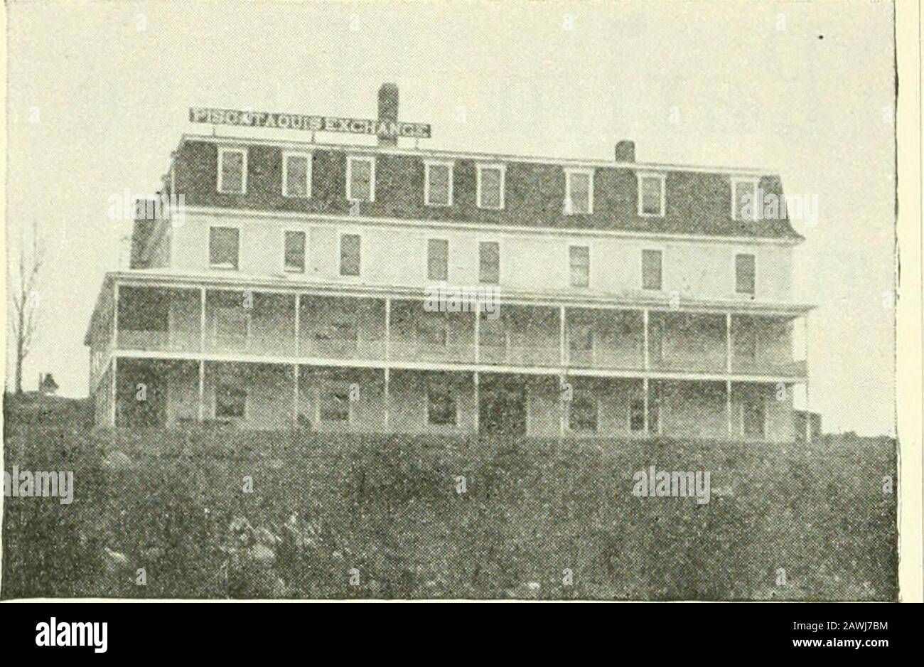 Jackman e la regione del fiume Moose . Nel Cuore del Great Maine Woods.On the Shores of Beautiful Lake Parlin.One of the Most Attractive and Commodious Summer Resorts in Northern Maine.On the Canada Road accessibile da Automobiles e Tredici miglia da Jackman Station su C. P. R. Henry P. McKenney, stazione Proprietor JACKMAN, Maine abbiamo prove positive dell'affidabilità degli inserzionisti su queste pagine. IV SPRAGUES JOURNAL OF MAINE HISTORY. PISCATAQUIS SCAMBIO GREENVILLE GIUNZIONE, MAINEH. N. Bartley, Proprietor Ai piedi del lago Moosehead, il più grande lago interno di NewEngland, Foto Stock