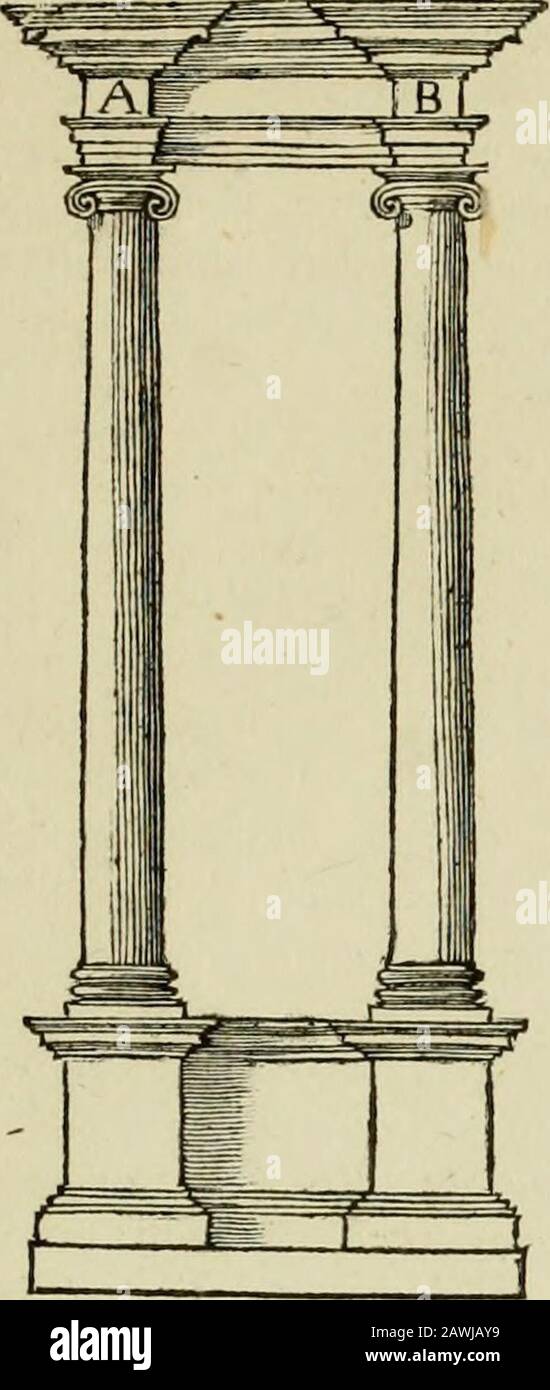 Architettura . H Fig. i3. Fig. 18. Foto Stock