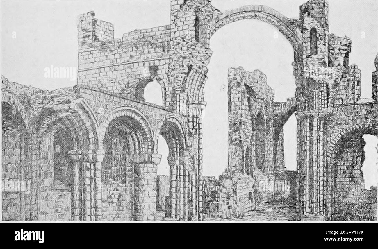 La nostra Bibbia : i suoi traduttori e il loro lavoro : il periodo del manoscritto . DAVIDE, COME SALMISTA. SIG.RA. TKADITIONALLY ASCIBED A B^DA, IN DURHAM CATHR.DT.AL LIBEARY. (^Riprodotto con permesso kliide di Maccimaii: Co. Ltd.) 105 BEDE i«7 Giudice misericordioso previde bene la mia vita per me. Il tempo della mia dissoluzione si avvicina, perché desidero morire e abbiarmi di Cristo. Come la notte ha attinto, il suo ragazzo-scriba ha detto,Maestro caro, c'è ancora una frase non scritta.He lo ha dato, e sul Vangelo che è così finito, ha detto, è bene. Lei ha detto la verità. È finita. Eecive la mia testa in y Foto Stock