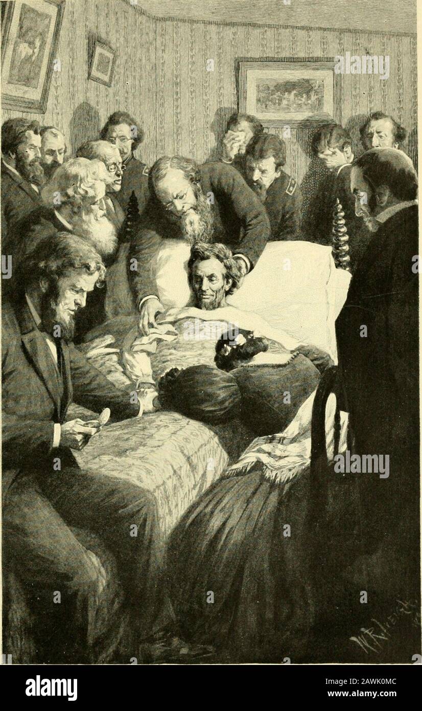 La vita di Abraham Lincoln, tratto da fonti originali e contenente molti discorsi, lettere e telegrammi finora inediti . Supponiamo che la questione di cui abbiamo parlato sia definitivamente risolta ora. Rispondi. A. Lincoln. Dipartimento di guerra, Washington, D. C, 19 febbraio 1863. William H. Herndon, Springfield, 111.: Accettereste un lavoro di circa un mese di durata a SaintLouis, 5 dollari al giorno e miglia? Risposta. A. Lincoln. (Cypher) Dipartimento di guerra, Washington, D. C, 26 febbraio 1863. J. K. Dubois, Springfield, 111.: Il generale Rosecrans sollecita rispettosamente la nomina di WilliamP. Caslin A. Foto Stock