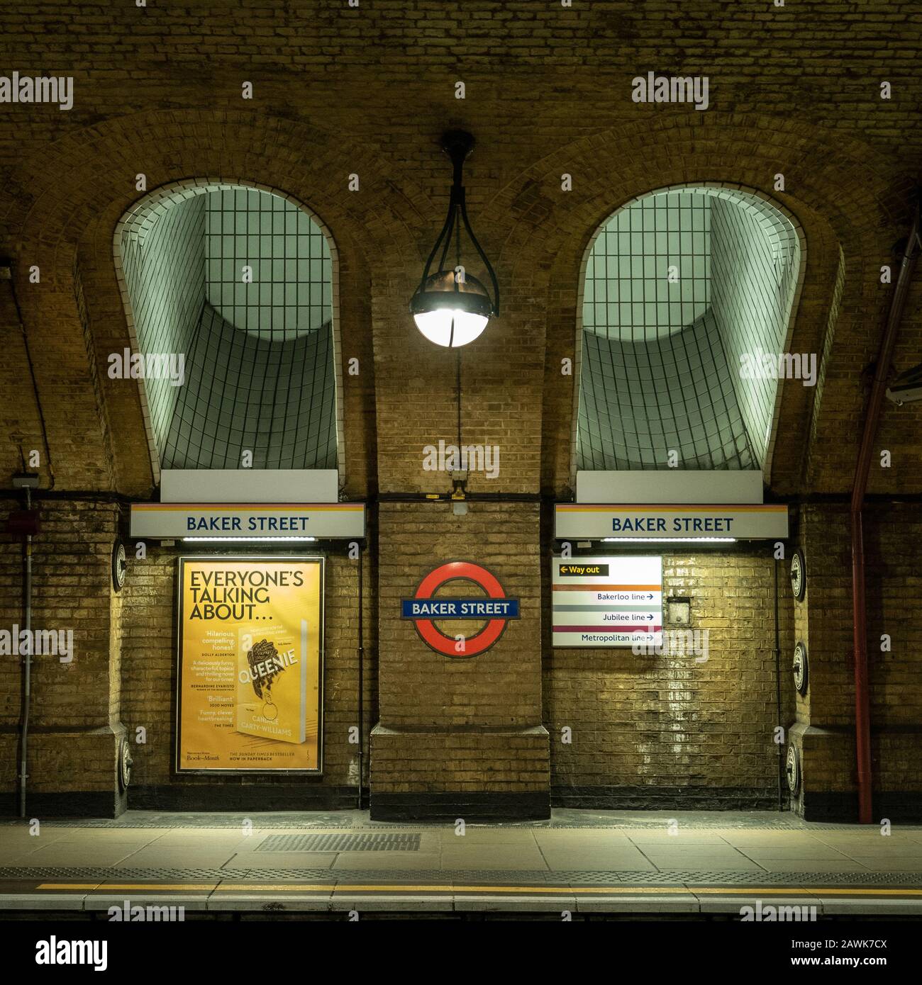 Stazione della metropolitana di Baker Street Foto Stock