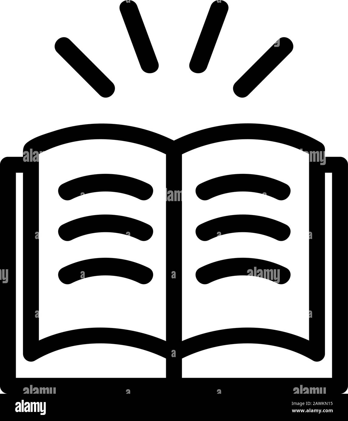 Icona Islam vettore. Illustrazione del simbolo del contorno isolato Illustrazione Vettoriale