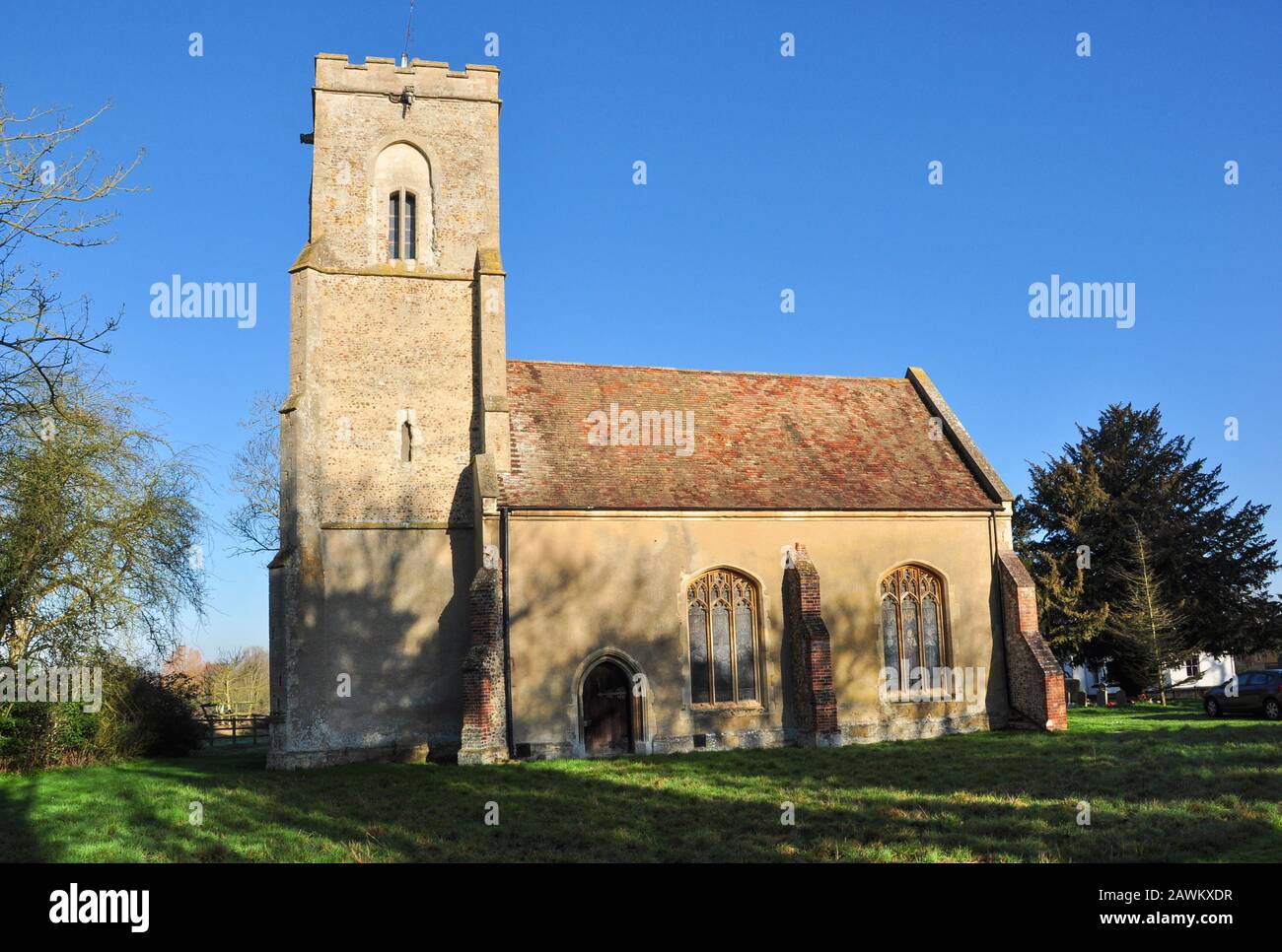 St George'S Church, Hatley St George, South Cambridgeshire, Inghilterra, Regno Unito Foto Stock