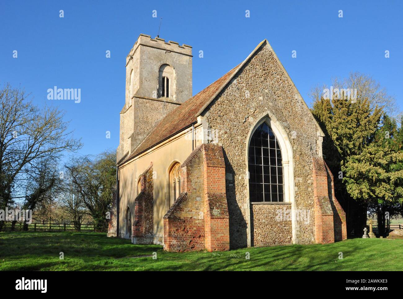 St George'S Church, Hatley St George, South Cambridgeshire, Inghilterra, Regno Unito Foto Stock