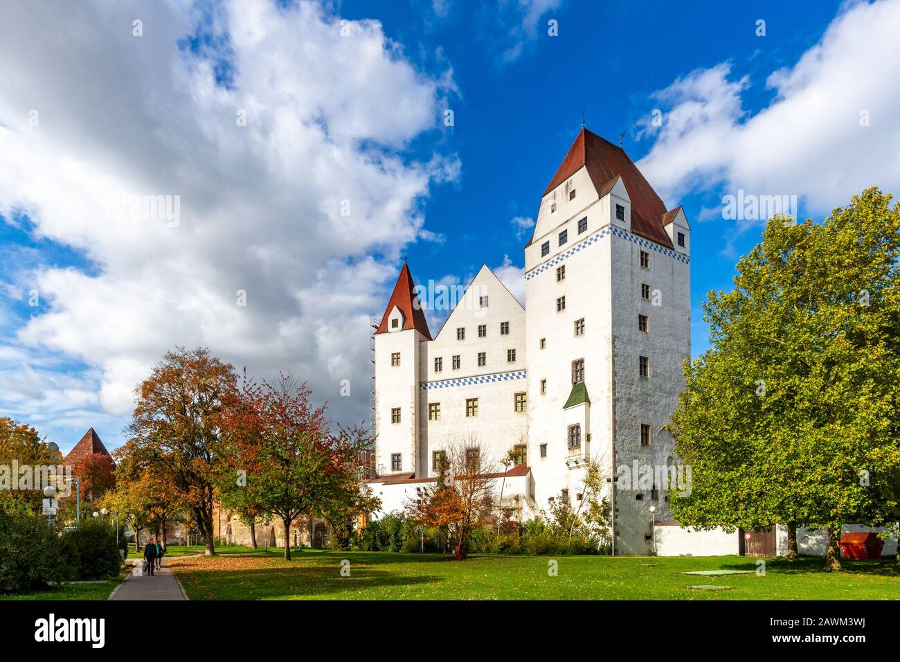 Nuovo Castello A Ingolstadt, Baviera, Germania Foto Stock