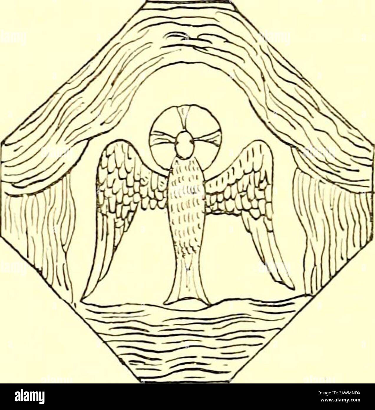 La notte degli dei; un'indagine sulla mitologia cosmica e cosmotonica e sul simbolismo . ; ma non sembra che questo uccello possa essere collegato con i cieli. Il Khu ^^ viene spesso utilizzato per designare il khu. La r^. (B) si fermò anche per morto nel Peremhru ^5s ba, l'anima. L'oca ^ era uccello Sebs. Il re coreano di uccelli vive in terra di uccelli al di là delle gelate[del nord ^ il gufo è un uccello più malvagio sulla Gold Coast, e morti improvvise sono pehtu-wuh, gufo-deaths.2 [Vedere pag.606 come alle ali di fortuna e vittoria, E pp. 688.755, per quanto riguarda Ouetzalcoatl, che significa serpente-uccello.] il alato Foto Stock