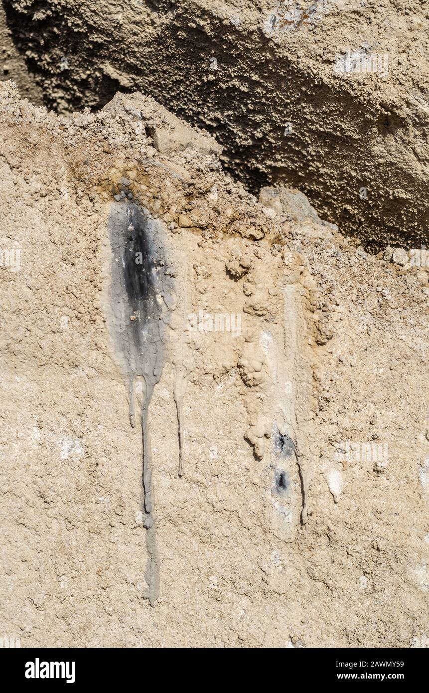 Immagine astratta del sito di costruzione Foto Stock