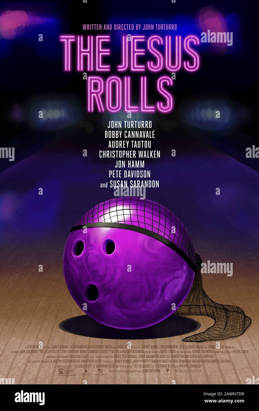 The Jesus Rolls (2019) diretto da John Turturro e con John Turturro, Bobby Cannavale, Audrey Tautou e Susan Sarandon. Spin-off al film cult 1998 Il grande Lebowski da parte dei fratelli Coen, John Turturro reprises il suo ruolo come Gesù Quintana. Foto Stock