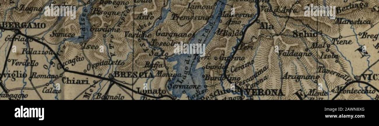 Italia: Manuale per travellersFirst Part, Italia settentrionale . *IW* eft 5 ifia <»;v JJ-at *. Foto Stock