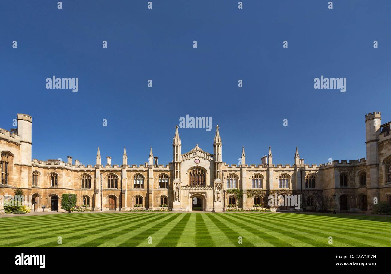 Il Corpus Christi College di Cambridge, Regno Unito Foto Stock