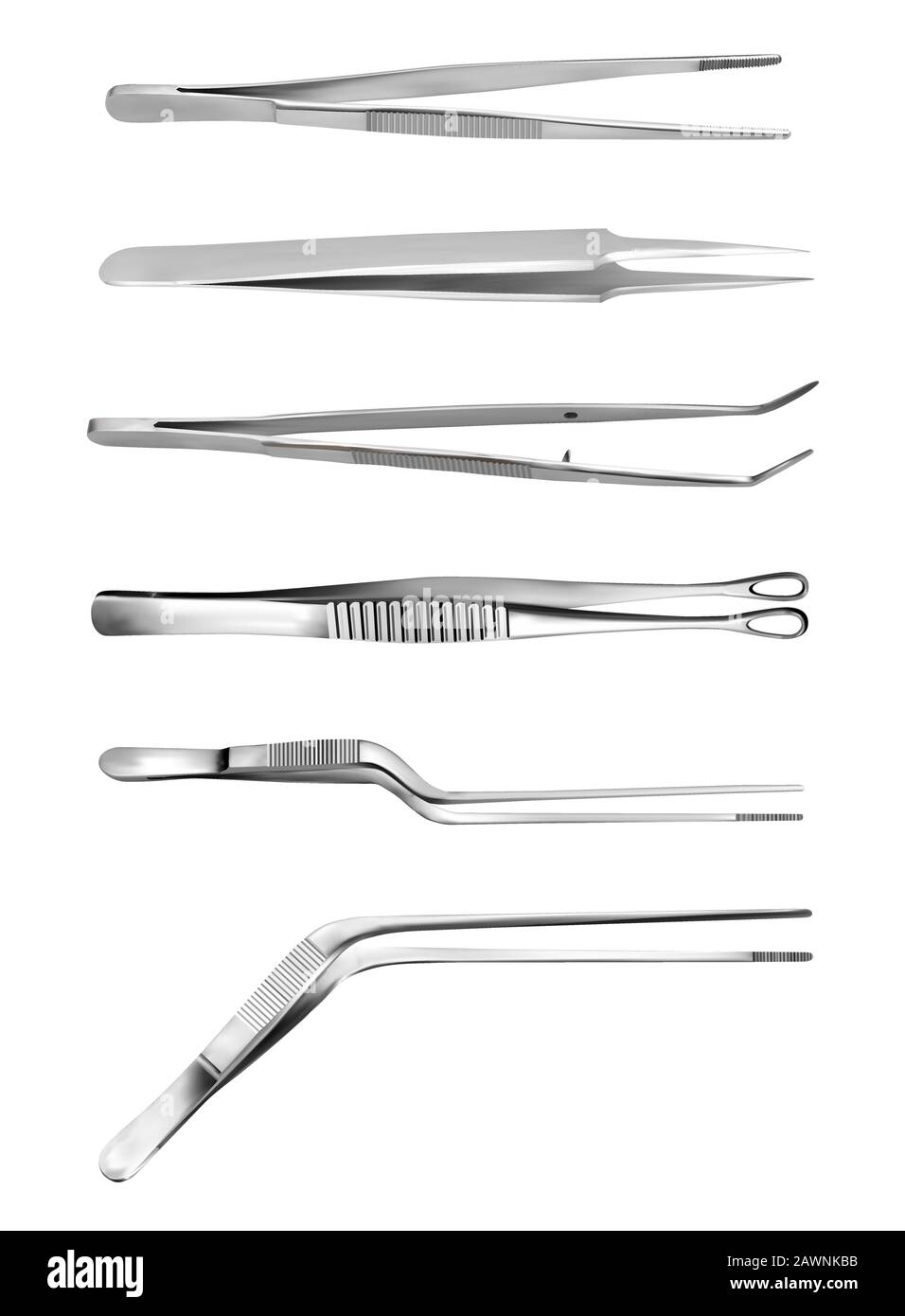 Pinzette Anatomiche Atraumatiche Meriam Pinza per Medicazione Dentale