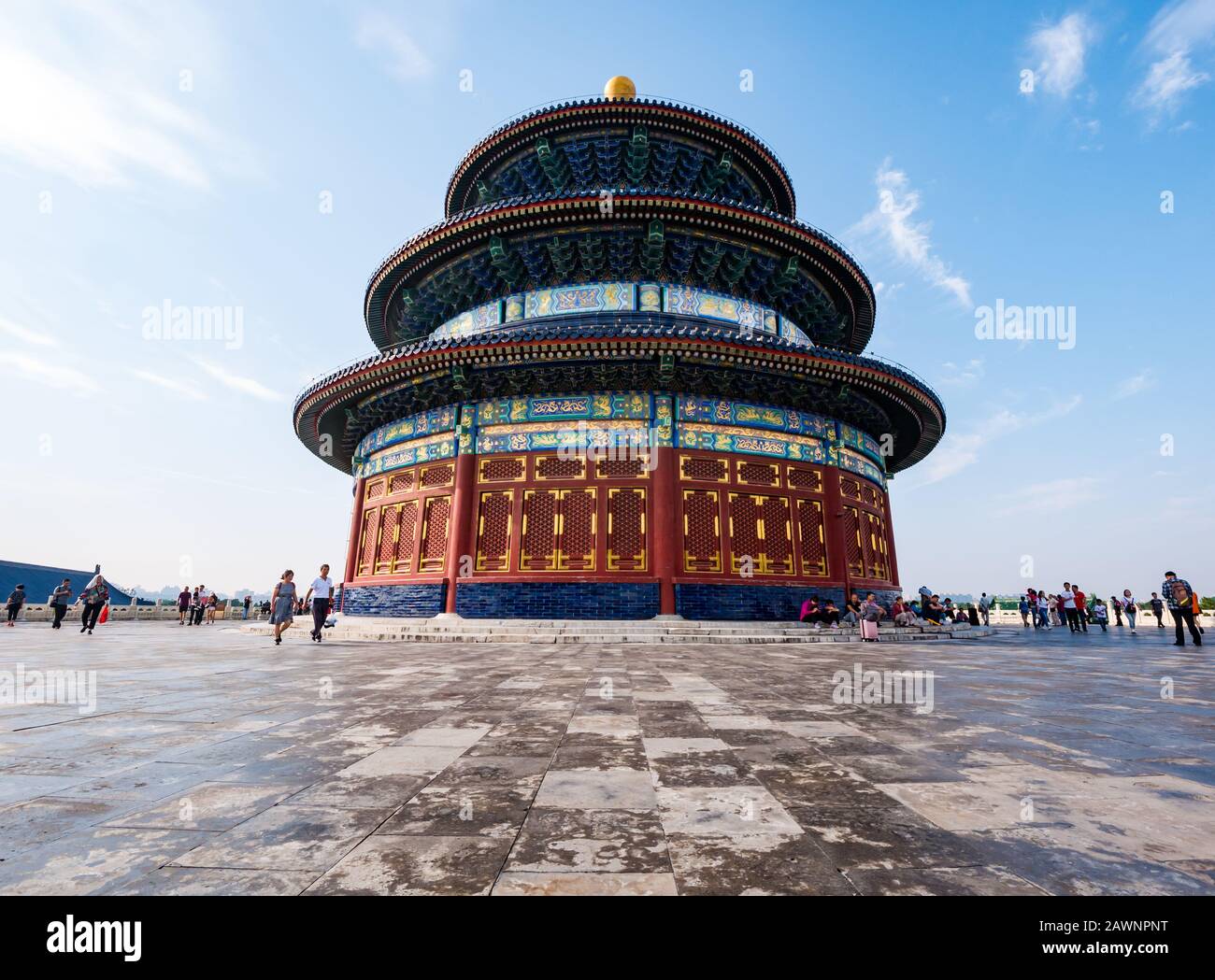 Sala di preghiera per I Buoni Raccolti, complesso del Tempio del Paradiso, Pechino, Cina, Asia Foto Stock