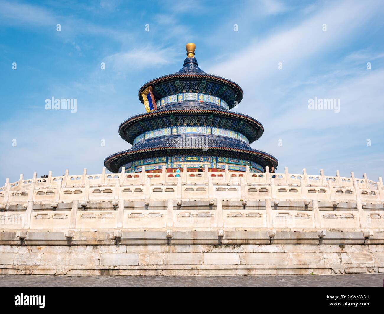 Sala di preghiera per I Buoni Raccolti, complesso del Tempio del Paradiso, Pechino, Cina, Asia Foto Stock