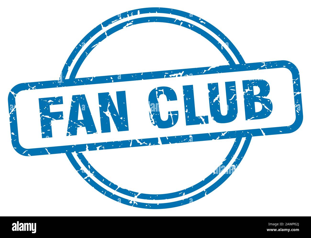 francobollo per il fan club, cartello con scritto "vintage grunge", fan  club Immagine e Vettoriale - Alamy
