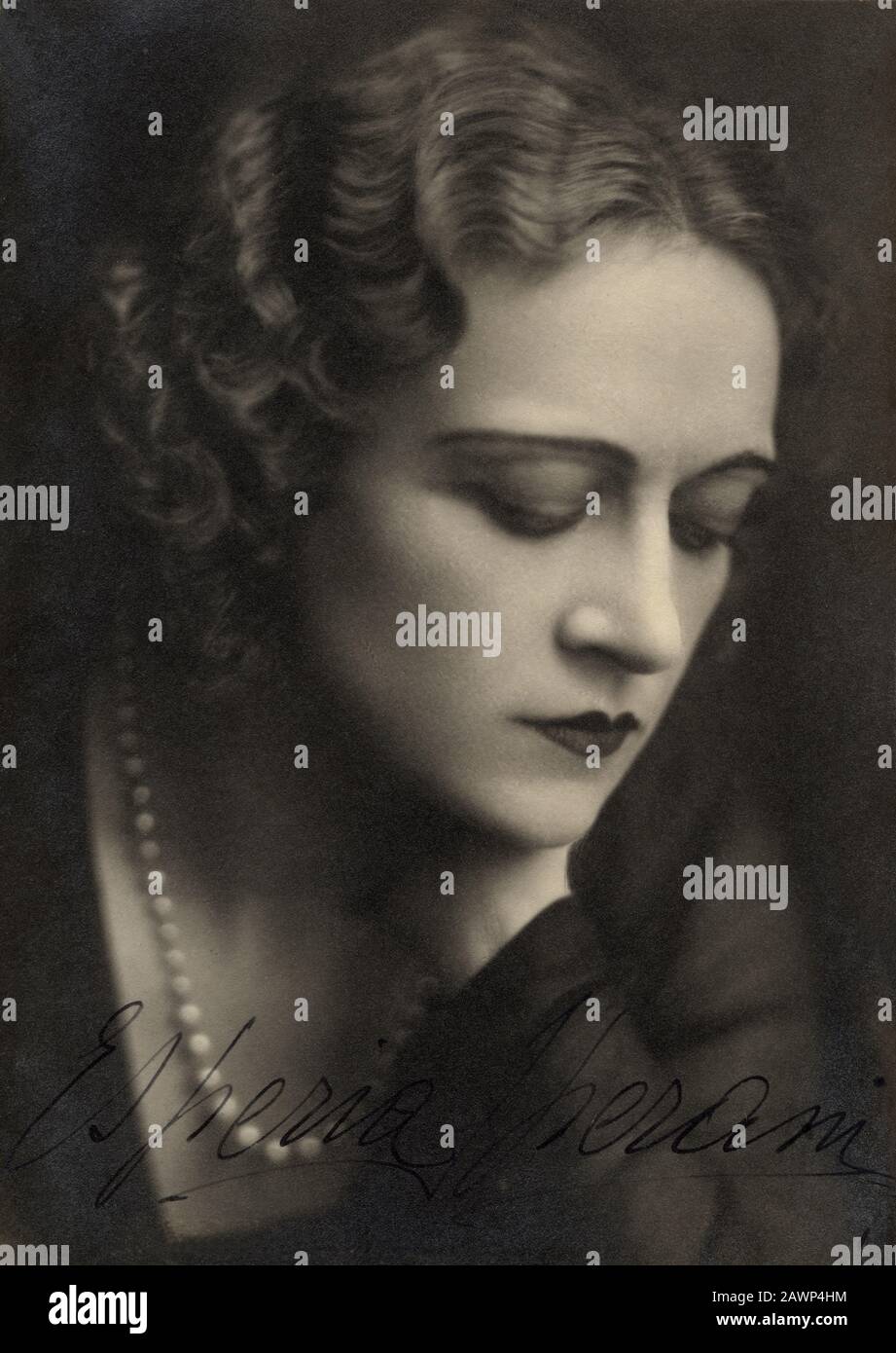 1930 ca , ITALIA : l'attrice esperia SPERANI (1903 - 1973). Dal 1947 al 1948 fu diretto da Gorg Foto Stock