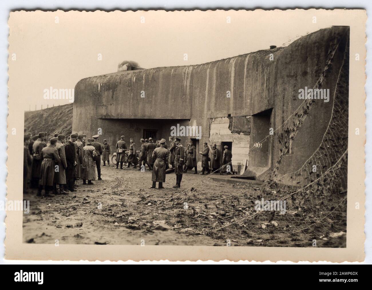 1940 , FRANCIA : i soldati nazisti della Germania dopo l'attacco alle frontiere FRANCESI DELLA LINEA MAGINOT nel maggio-giugno 1940. Foto scattata da un soldato geman sconosciuto wh Foto Stock