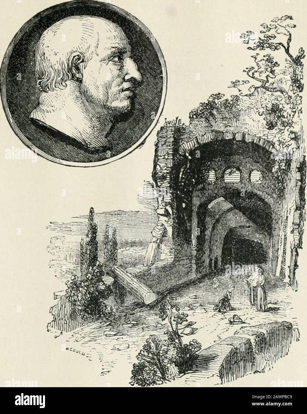Un giorno nell'antica Roma, essendo una revisione del 'Aus dem alten Rom' di Lohr, con numerose illustrazioni, di Edgar SShumway .. . Whither vi va? Stringendo le braccia insensate, annuendo e strizzandosi, Per liberarmi dalla tortura. Lui, ridendo con umorismo mischievoso Sembra non notare i miei suggerimenti. La mia ira, nel frattempo, sta bollendo. Sicuramente lei ha detto che voleva dirmi qualcosa in privato. Sì, mi ricordo distintamente. 11 lo dico in occasione migliore. Questo è il trentesimo Sabbath. Volete scoscurare gli ebrei, allora? Non ho superstizioni io. 1 m un po' Foto Stock