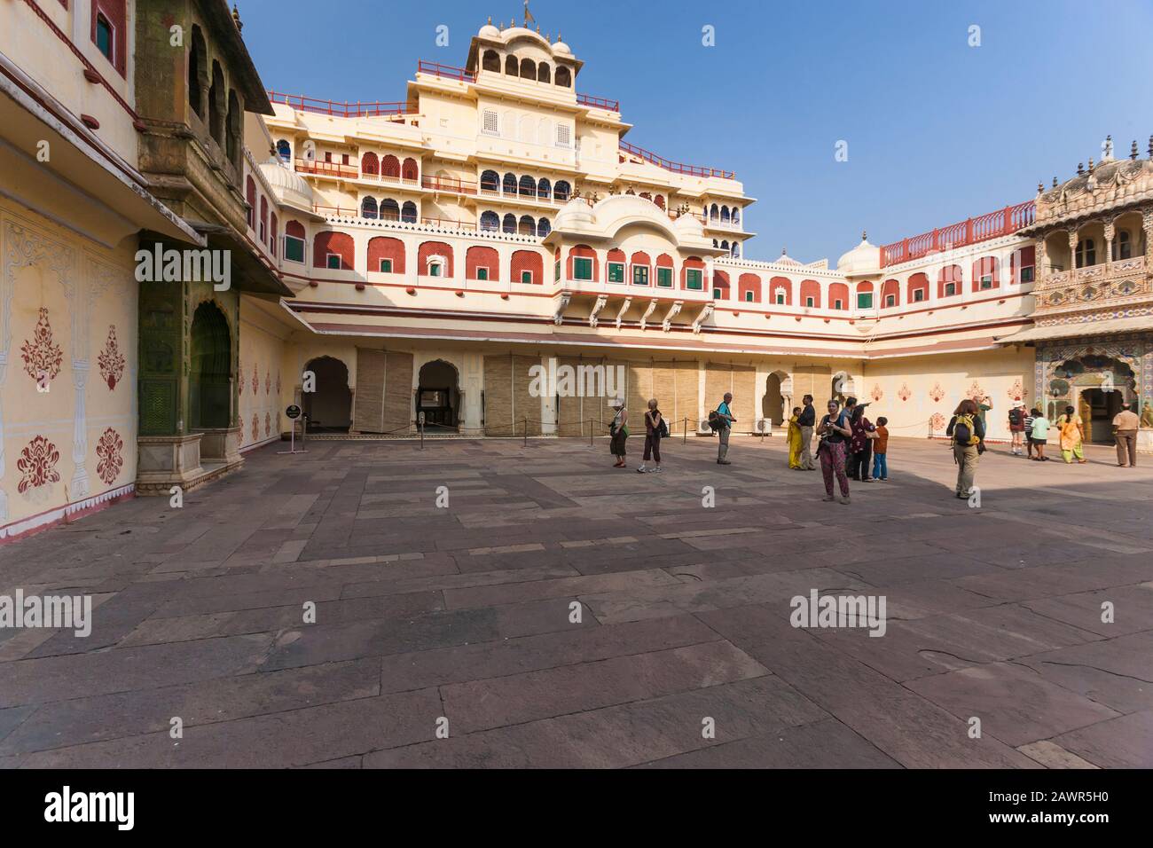 Città Palazzo, Jaipur, Rajasthan, India, Asia Del Sud, Asia Foto Stock