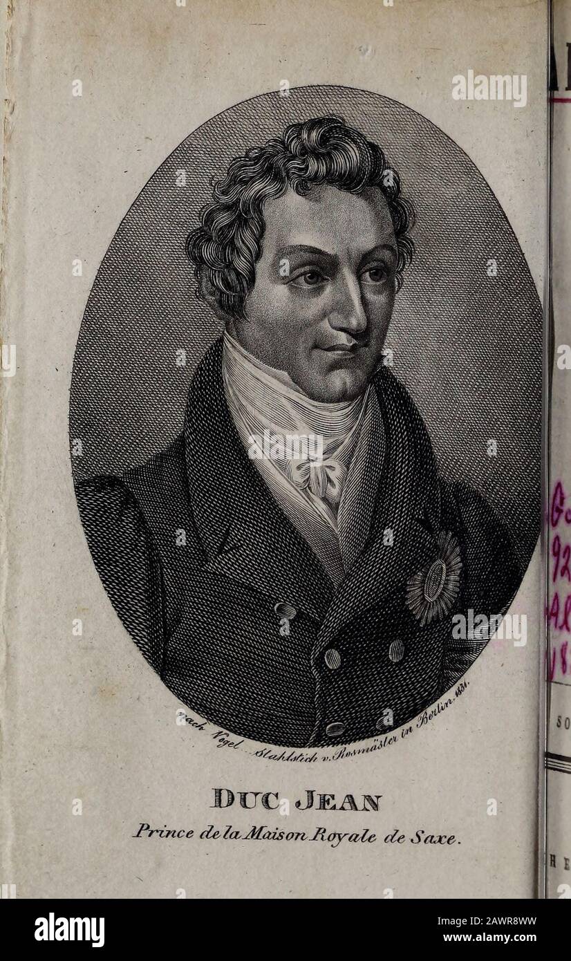 Almanach de Gotha . LMANACH GOTHA P 0 DR LANNEE 1 8 3 2. TE 9.7*4 UÃ¨ SOIXANTE - NEUVIEME ANNEE. G 0 T H A, H E Z J U 8 T TT S P K H T H JB S. HL 8L 1369444 AVANT - PROPOS.  Ja 6Ã§Ã¨me annÃ©e de TAlmanacli de Gotha contiente,)mme Ã lordinaire, la gÃ©nÃ©alogie, lannuaire di.omatique, la chronique et le tableau statistiqueâ¢g Ã©tats de lEurope. Nous y avons ajoutÃ© la finÃ® Vespercu historique des Maisons souverai-ns de Ã¯ Hlurocet dont nous avons donnÃ© le com.encemcnt dans lÃ©dition de i83o. Cette annÃ©erÃ©gente les Maisons Grand - ducales Â» ducales etrinciÃ¨res : XIII. Meclrtenbourg. 1. Schwe Foto Stock