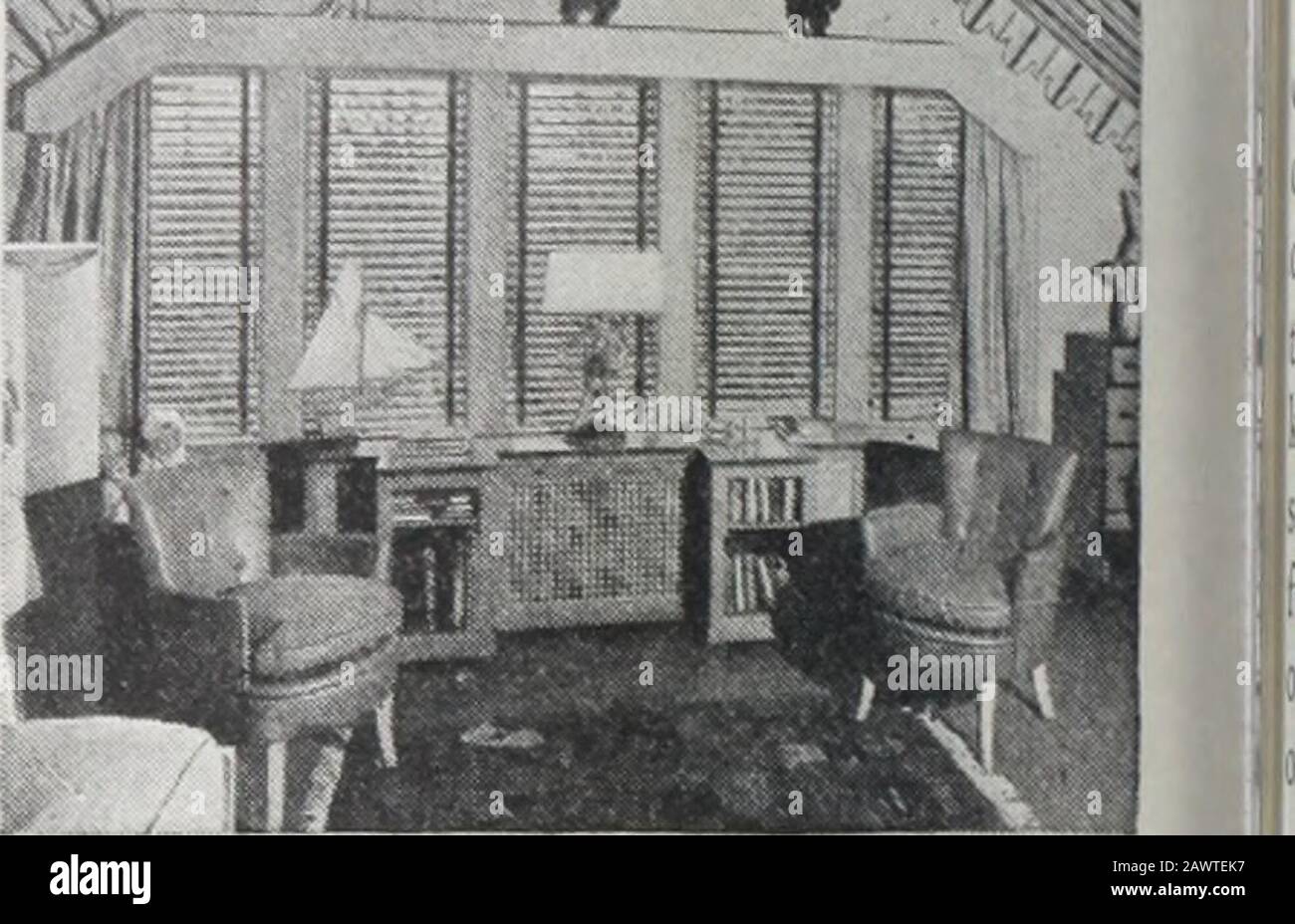 Tramonto . VEncTmn mm^ -rv^Vi^r;^. Proteggere il Eyesightof Your Child illuminazione Adeguata della classe-roomis preso per scontato, ma thoughtfulparents dare la stretta attenzione anche alla lotta di casa, in modo che i bambini non acquistino l'abitudine di spuncting. LE TENDE VENEZIANE Ry-LOCK offrono la luce più desiderabile per il nurseryand playroom, una luce uniforme, libera da ombre scure e bagliore luminoso. LE TENDE Ry-LOCK sono anche un idealmezzo di ventilazione, che consente il freeciding dell'aria senza sformo. Writetoday per una copia del nostro nuovo libro, VENEZIANE DI RY-LOCK. AZIENDA RY-LOCK. Limitato 2487 Washington Avenue Foto Stock