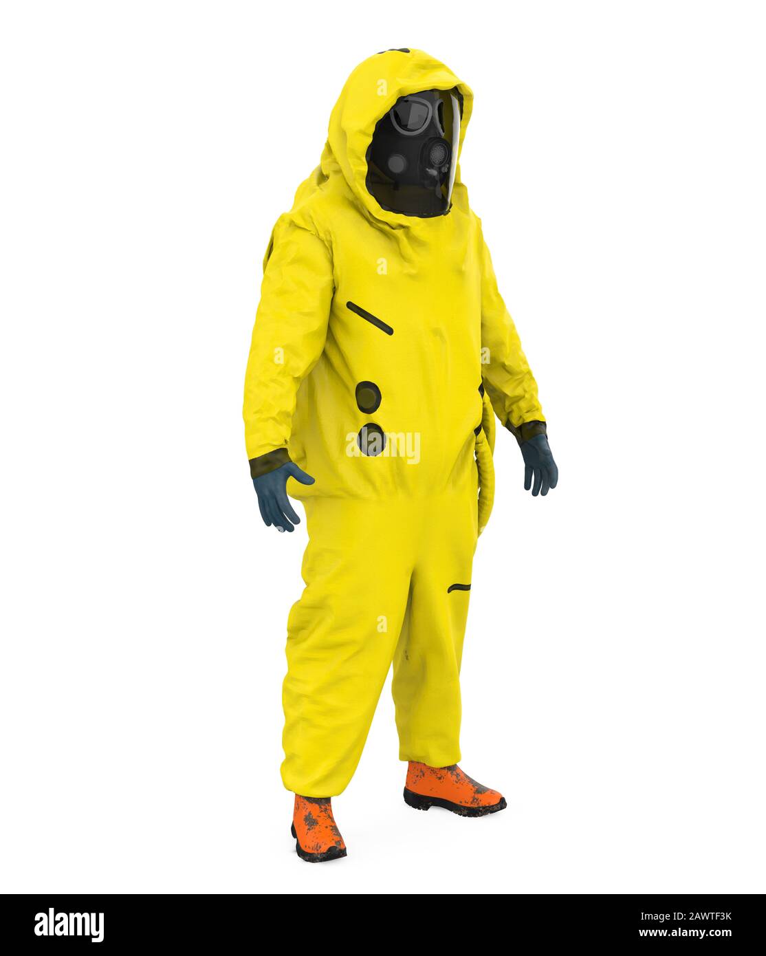Hazmat Seme Isolato Foto Stock