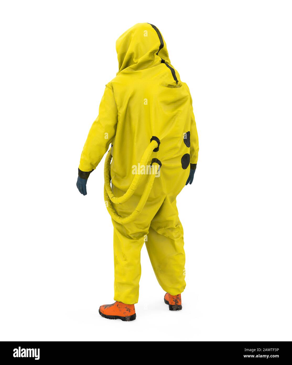 Hazmat Seme Isolato Foto Stock