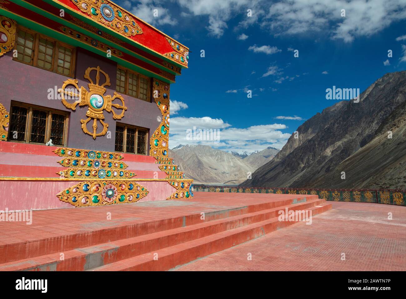 Buddha Maitreya, Valle Di Nubra, Ladakh, India Foto Stock
