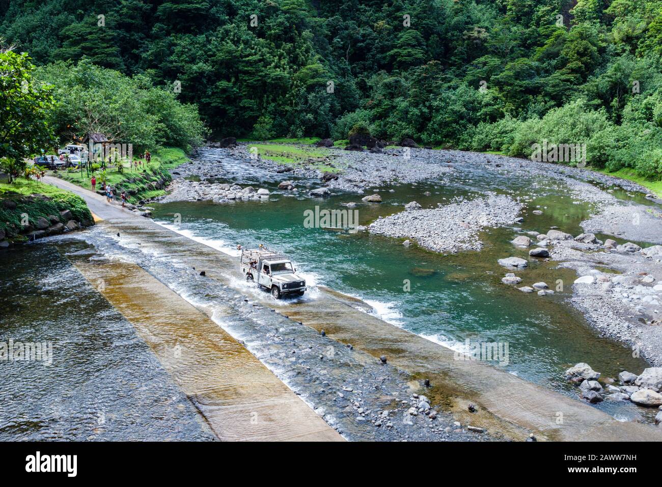 Impressioni di Papenoo Valley, Tahiti, Polinesia Francese Foto Stock