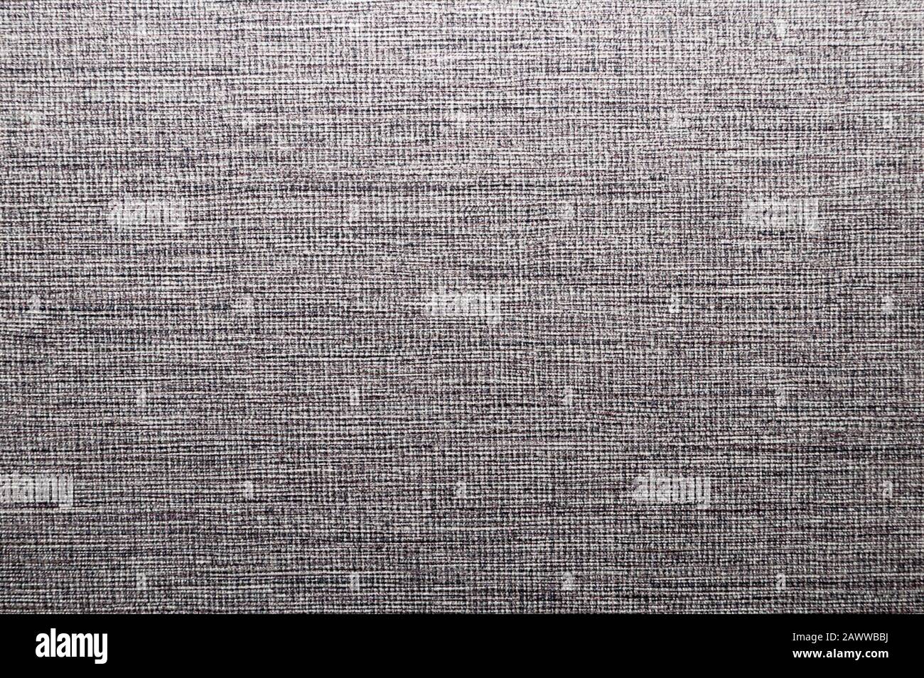 Parete grigia testurizzata. Tessuto di fondo. Tessitura texture Foto Stock
