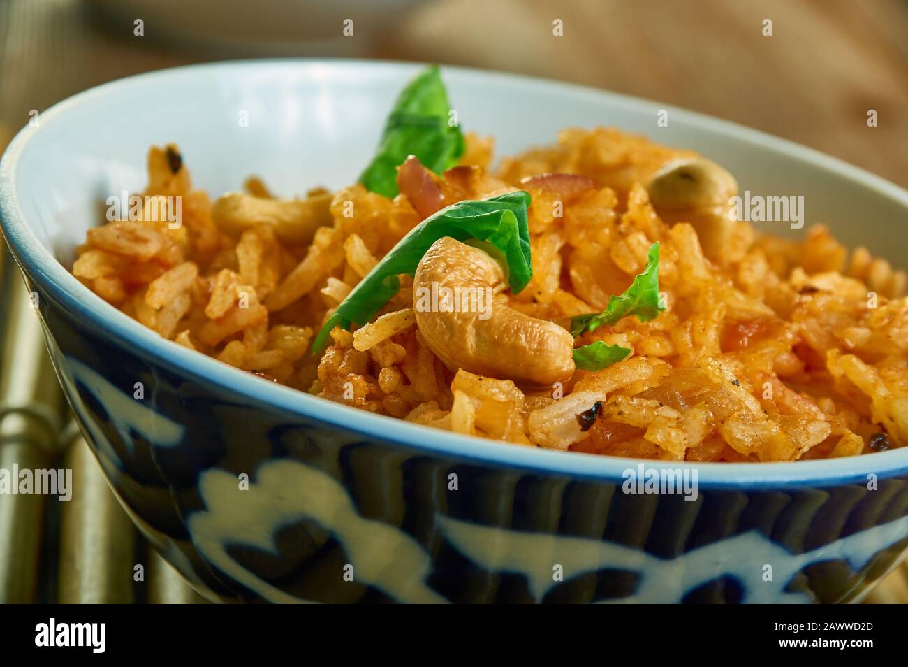 Ukadem Xitt - tradizionale pasto di Goan è il Goan par riso bollito con curry Foto Stock