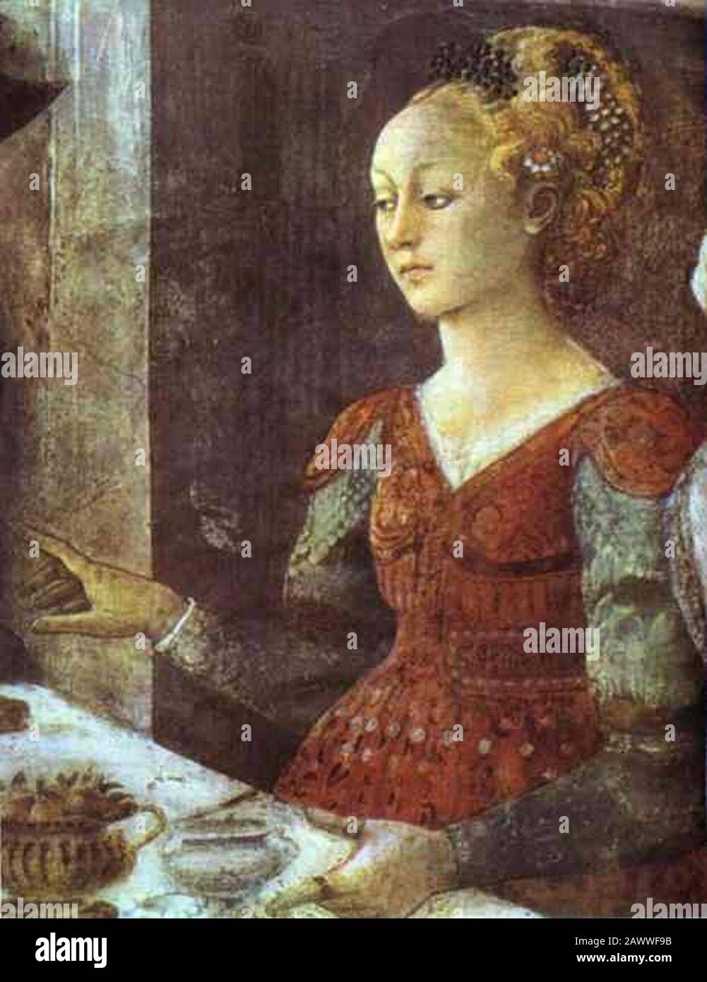 Fra Filippo Lippi - Festa Della Danza Di Erode Salome 1460-1464. Foto Stock
