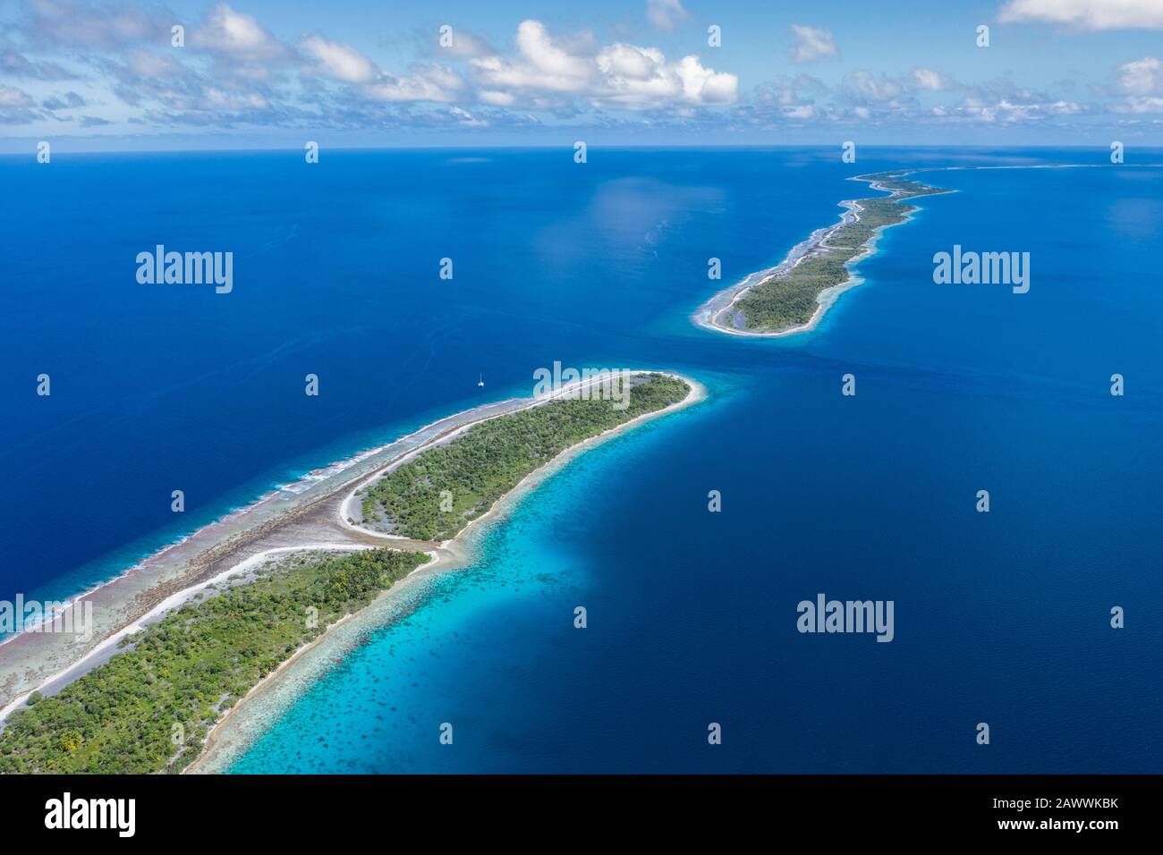 Impressioni Di Kauehi Atoll, Tuamotu Archipel, Polinesia Francese Foto Stock