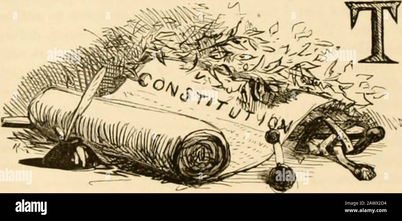 Il nostro primo secolo: Essere un popolare ritratto descrittivo dei cento grandi e memorabili eventi di continuo interesse nella storia del nostro paese, politico, militare, meccanico, sociale, scientifico e commerciale: Abbracciare anche delineazioni di tutti i grandi personaggi storici celebrati negli annali della repubblica; Uomini di eroismo, statismo, genio, oratorio, avventura e filantropia . Dei Delegati-Sublime scena sulla Firma dello strumento.-Carattere Straordinario dell'Intera transazione.-Stato Delle Cose Dopo la guerra-imbarazzo finanziario-Despondencyof The People.-Gra Foto Stock