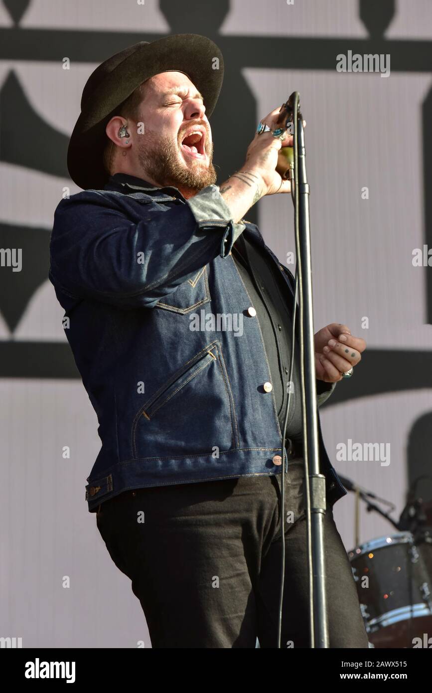 Nathaniel Rateliff on Stage a BottleRock 2019 Foto Stock