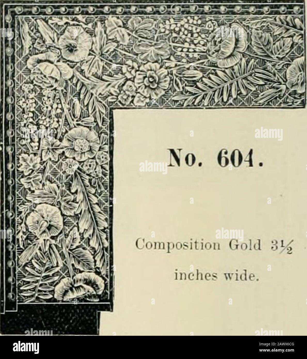 Cornici, specchi, immagini e cornici. . N. 351. Combination.Outside è di 3 pollici Composizione Gold, witliPanel e 1 pollice Seta plush all'interno. PREZZO di 2 pollici. 14 X 17 ciascuno, |6 55 16x20 7 05 18 X 23 7 46 20 X 24,22 x 27,35 X 30. Ogni, Qualsiasi dimensione fatta per ordinare. 17 808 368 97. Lositiou oro 3^nches largo. PREZZO. 8 X 10 ciascuno, i 10x12 11x14 13 X 16 .14x17 70 1 88 2 012 14 o ^57 16x20..18 X 23...20x24...22 x27...25 X 30... ..cad, 12 49 -. ? 2 67 -. 2 84 .. 3 06. • 3 32 Foto Stock