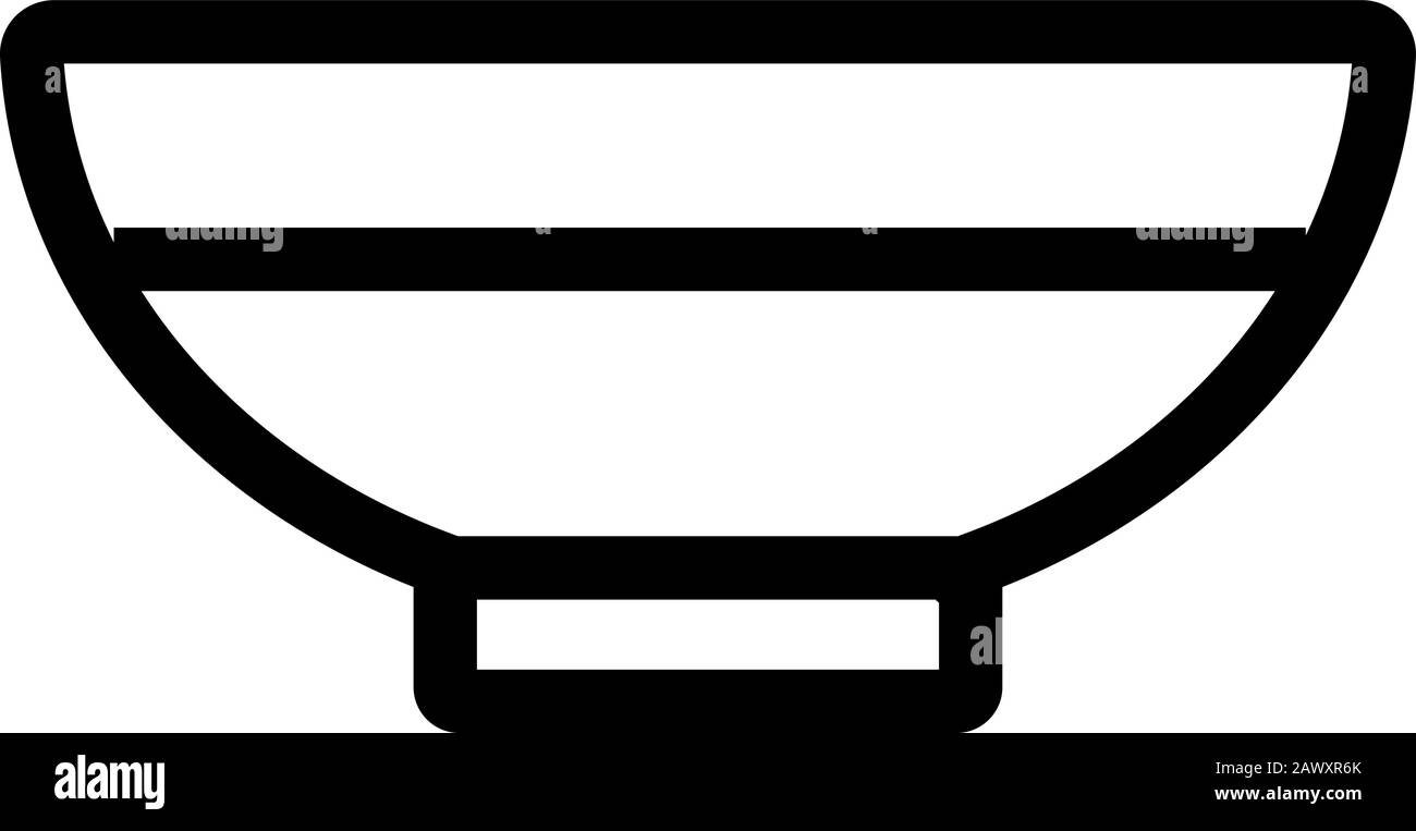 Icona piastra miele vettore. Illustrazione del simbolo del contorno isolato Illustrazione Vettoriale