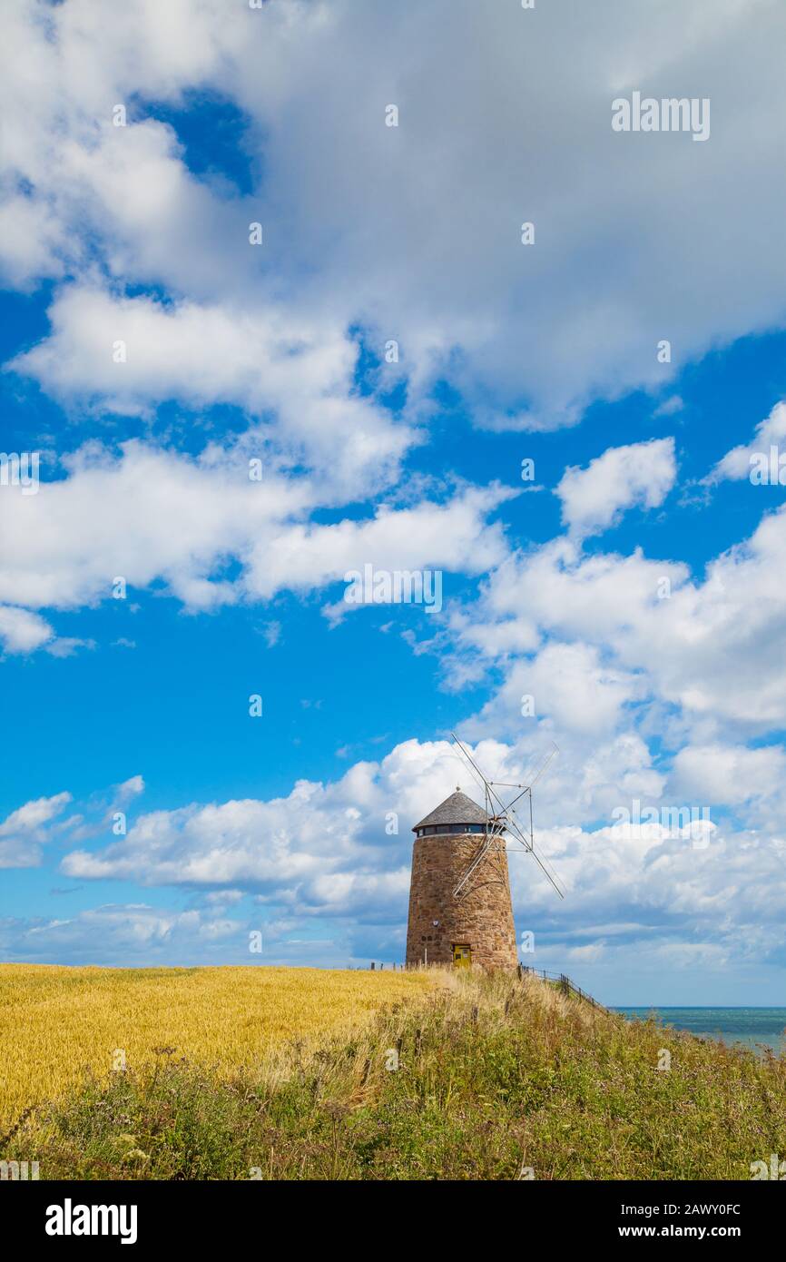 St Monans windmill Fife, Scozia. Foto Stock