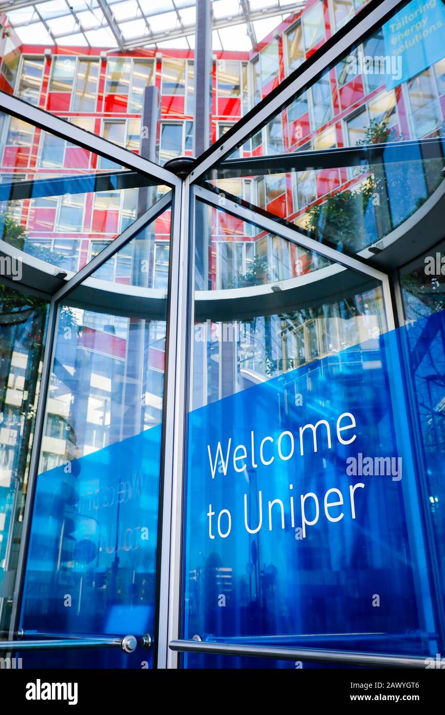 Duesseldorf, Renania Settentrionale-Vestfalia, Germania - sede della Uniper se, sede della Uniper Global Commodities se, Uniper Market Solutions GmbH e U Foto Stock